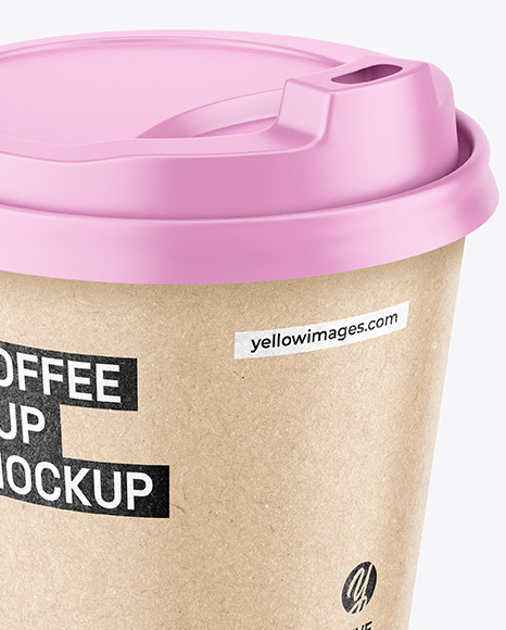 Kraft Coffee Cup Mockup