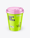 Glossy Coffee Cup Mockup