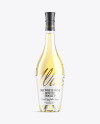 Clear Glass Bottle With White Wine Mockup
