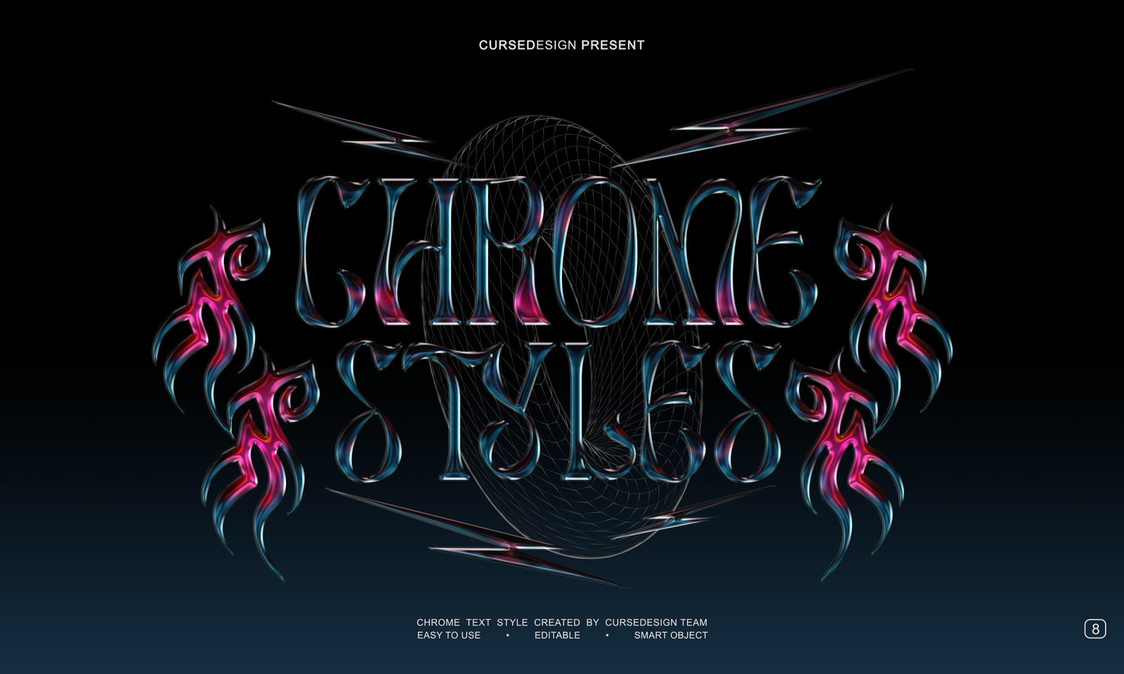 Chrome Styles Text Effects I 10 PSD Chrome Styles Text Effects I 10 PSD