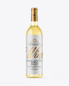 Clear Glass White Wine Bottle Mockup