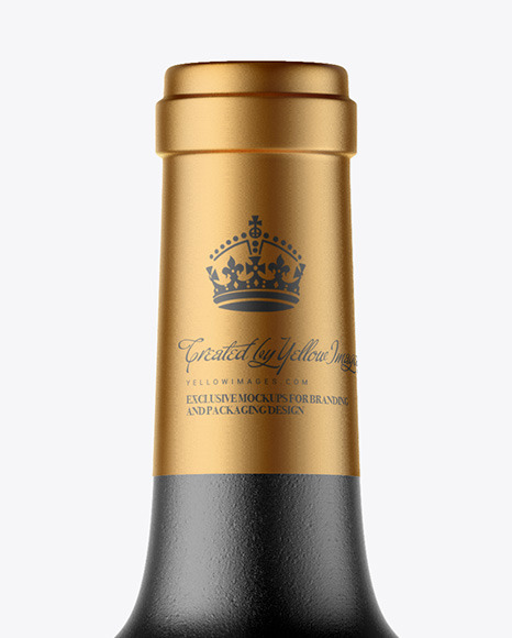 Ceramic Wine Bottle Mockup