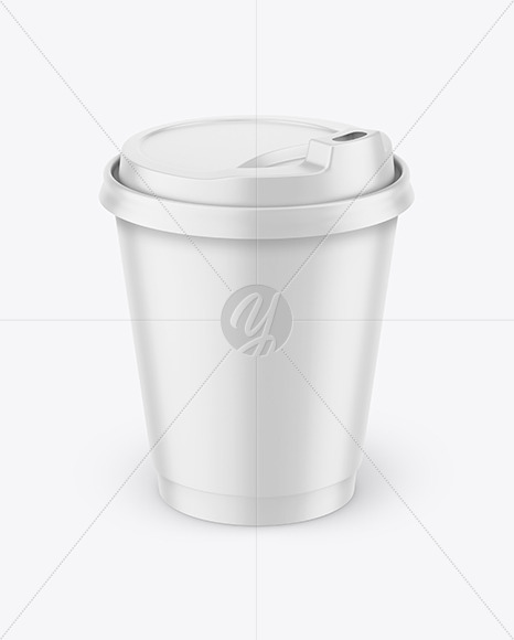 Matte Coffee Cup Mockup