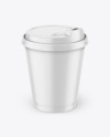 Matte Coffee Cup Mockup