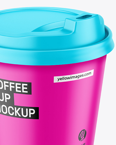 Matte Coffee Cup Mockup