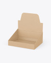 Opened Kraft Box Mockup