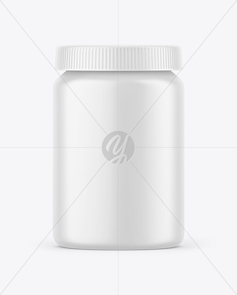 Matte Pills Bottle Mockup