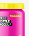 Matte Pills Bottle Mockup