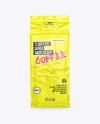 Glossy Coffee Bag Package Mockup