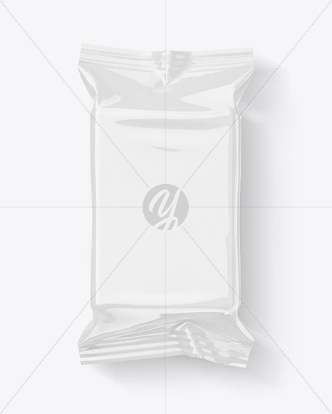 Glossy Wet Wipes Mockup