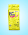 Matte Metallic Coffee Bag Package Mockup