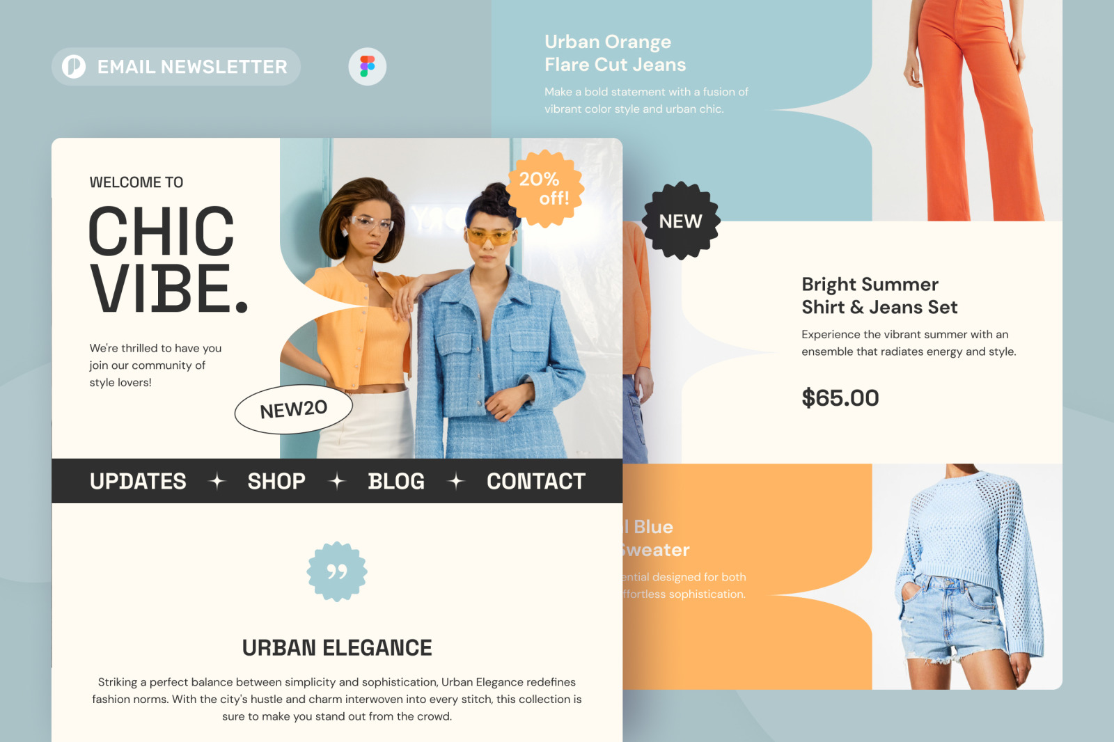 ChicVibe - Fashion Email Newsletter ChicVibe - Fashion Email Newsletter