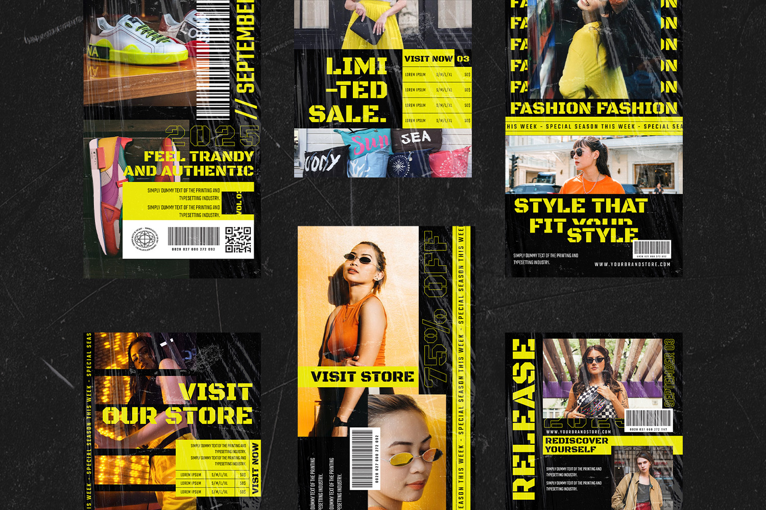 Hype Fashion Instagram Template - Louie Hype Fashion Instagram Template - Louie