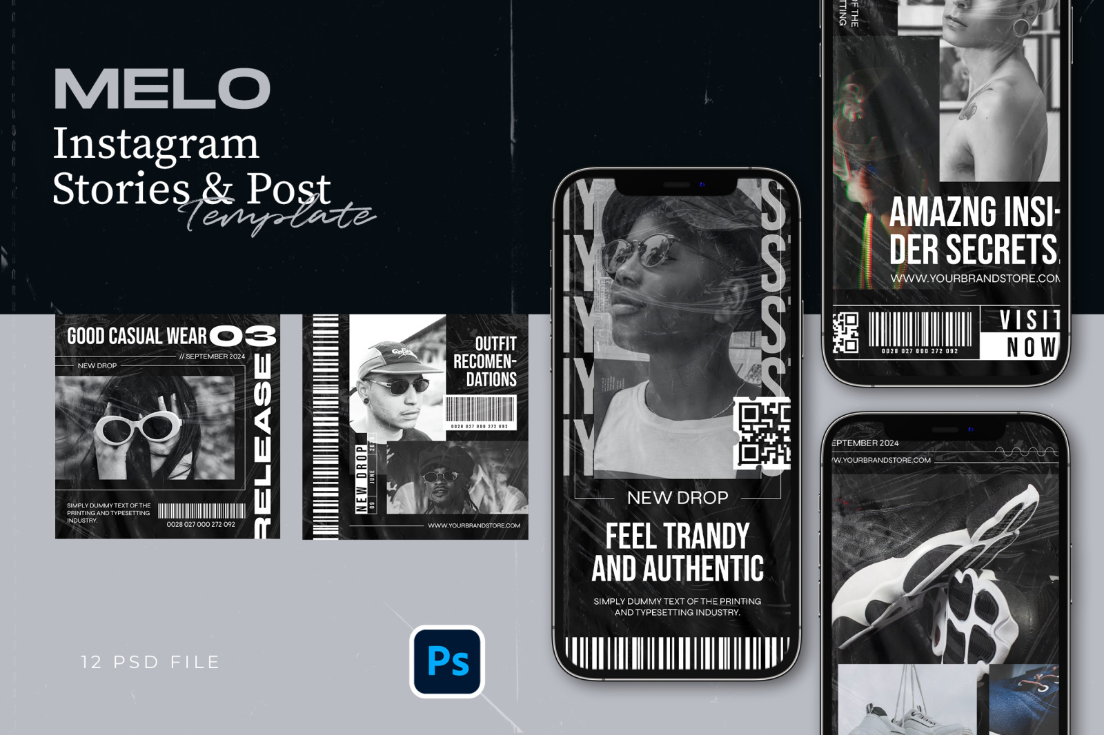 Hype Fashion Instagram Template - Melo Hype Fashion Instagram Template - Melo