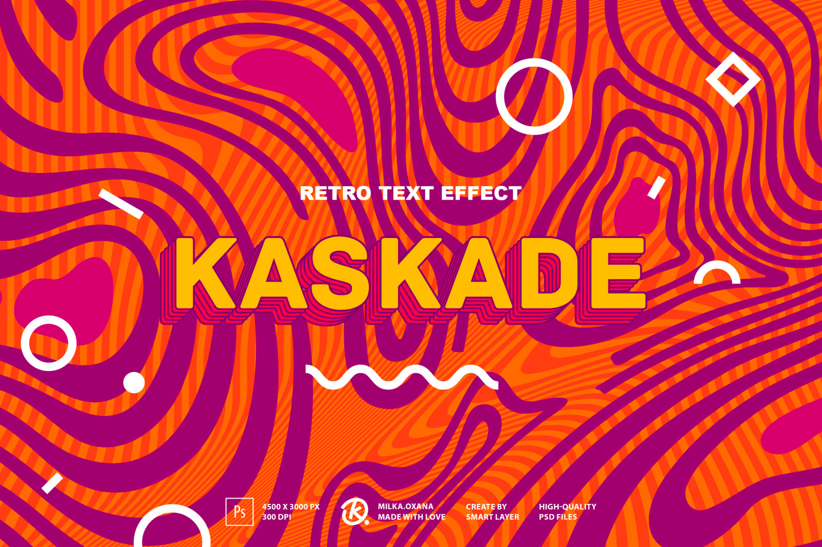 Kaskade Text Effect