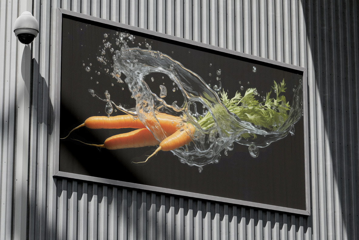 Fruits and vegetables in a splash of water Fruits and vegetables in a splash of water