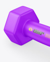 Matte Dumbbell Mockup