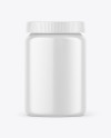 Ceramic Pills Bottle Mockup