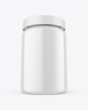 Ceramic Pills Bottle Mockup