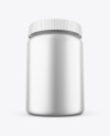 Matte Metallic Pills Bottle Mockup