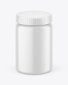 Ceramic Pills Bottle Mockup