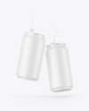 Two Matte Cans Mockup