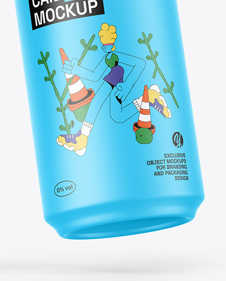 Two Matte Cans Mockup