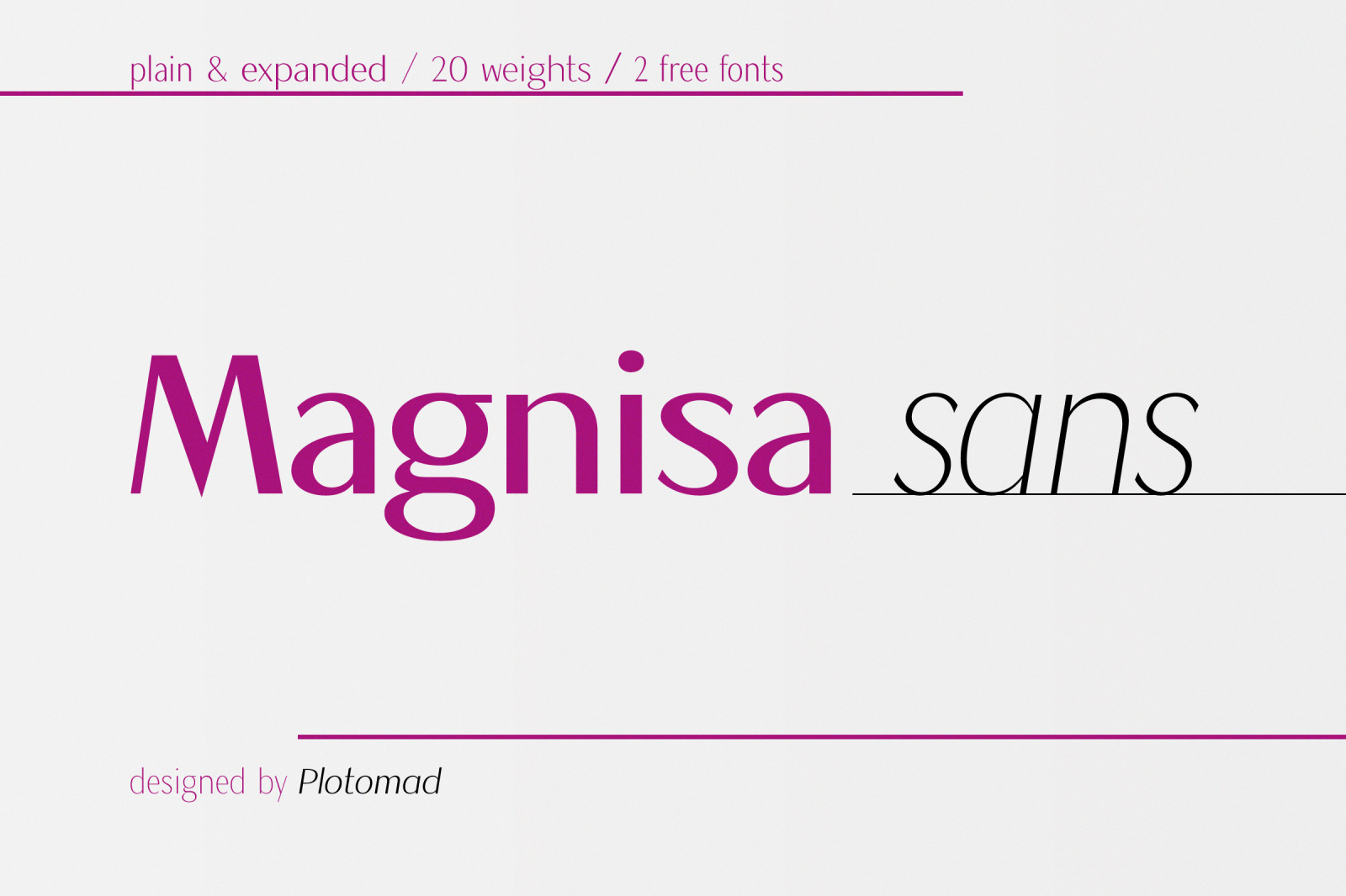 Magnisa Sans Magnisa Sans