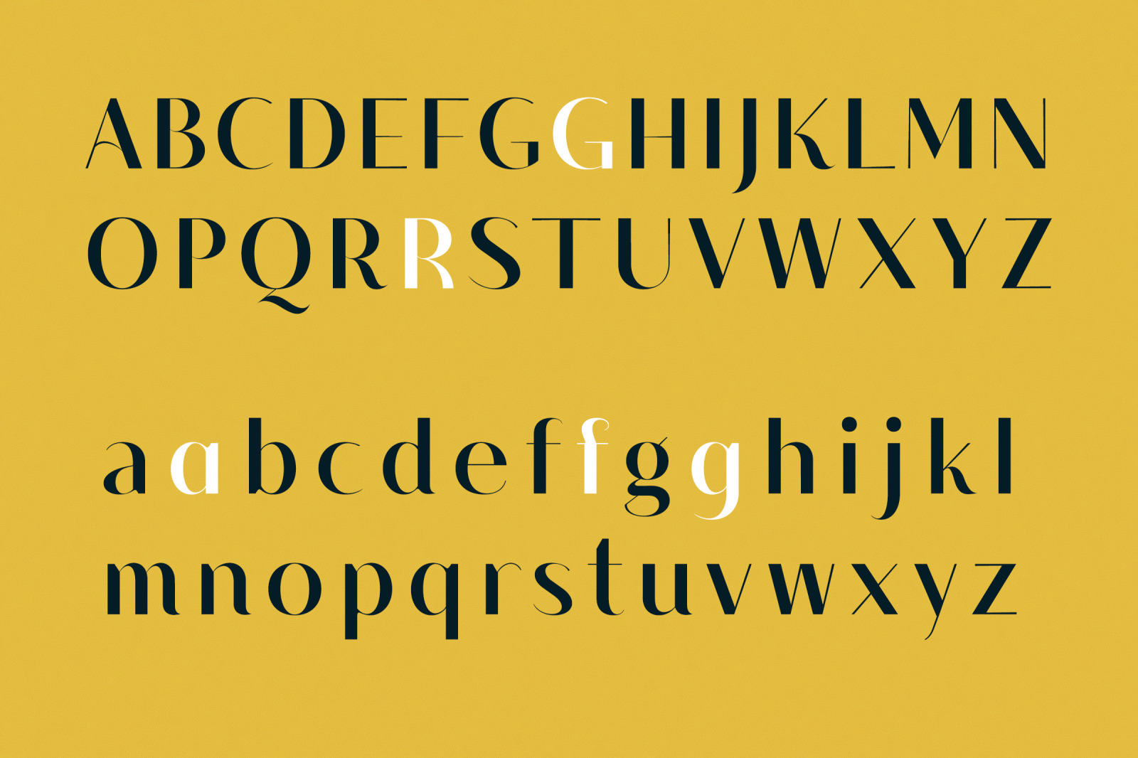 Modestic Display Font