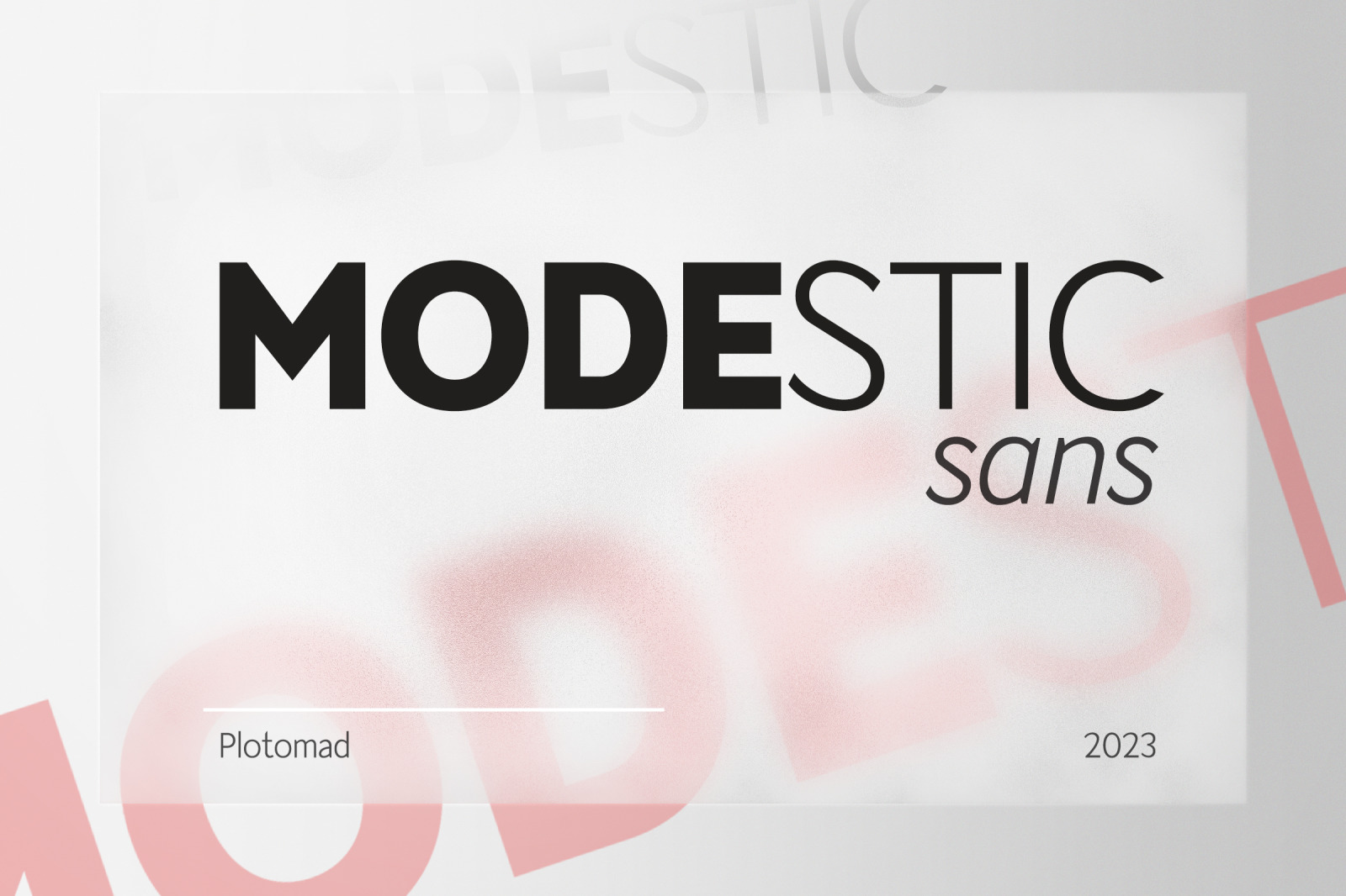 Modestic Sans Modestic Sans