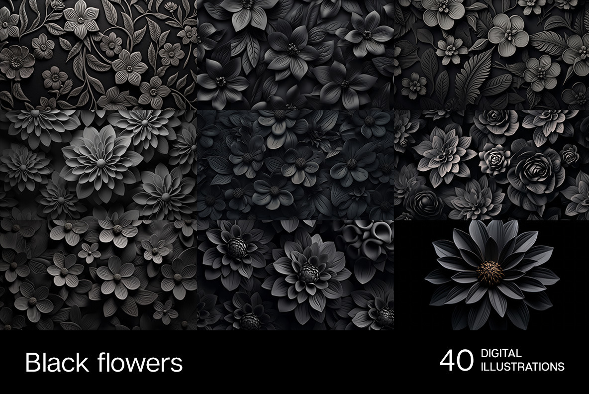 Black Flowers Black Flowers