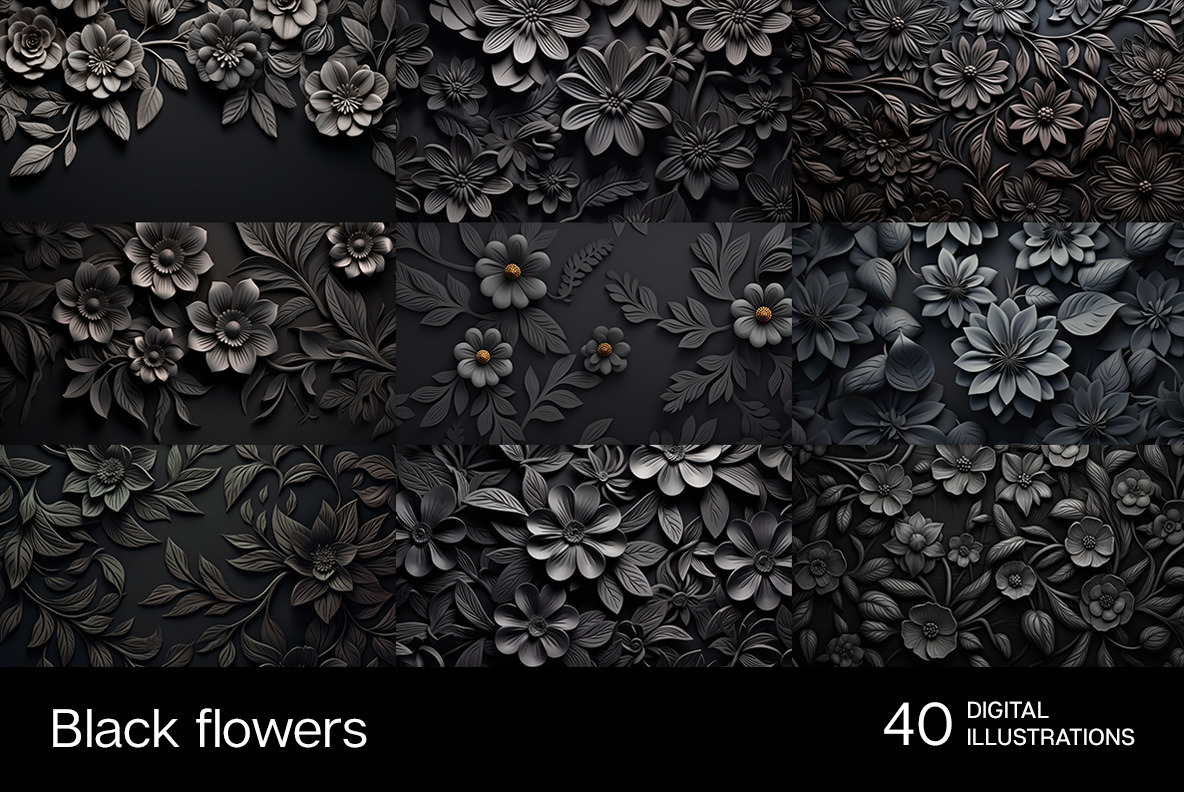 Black Flowers Black Flowers
