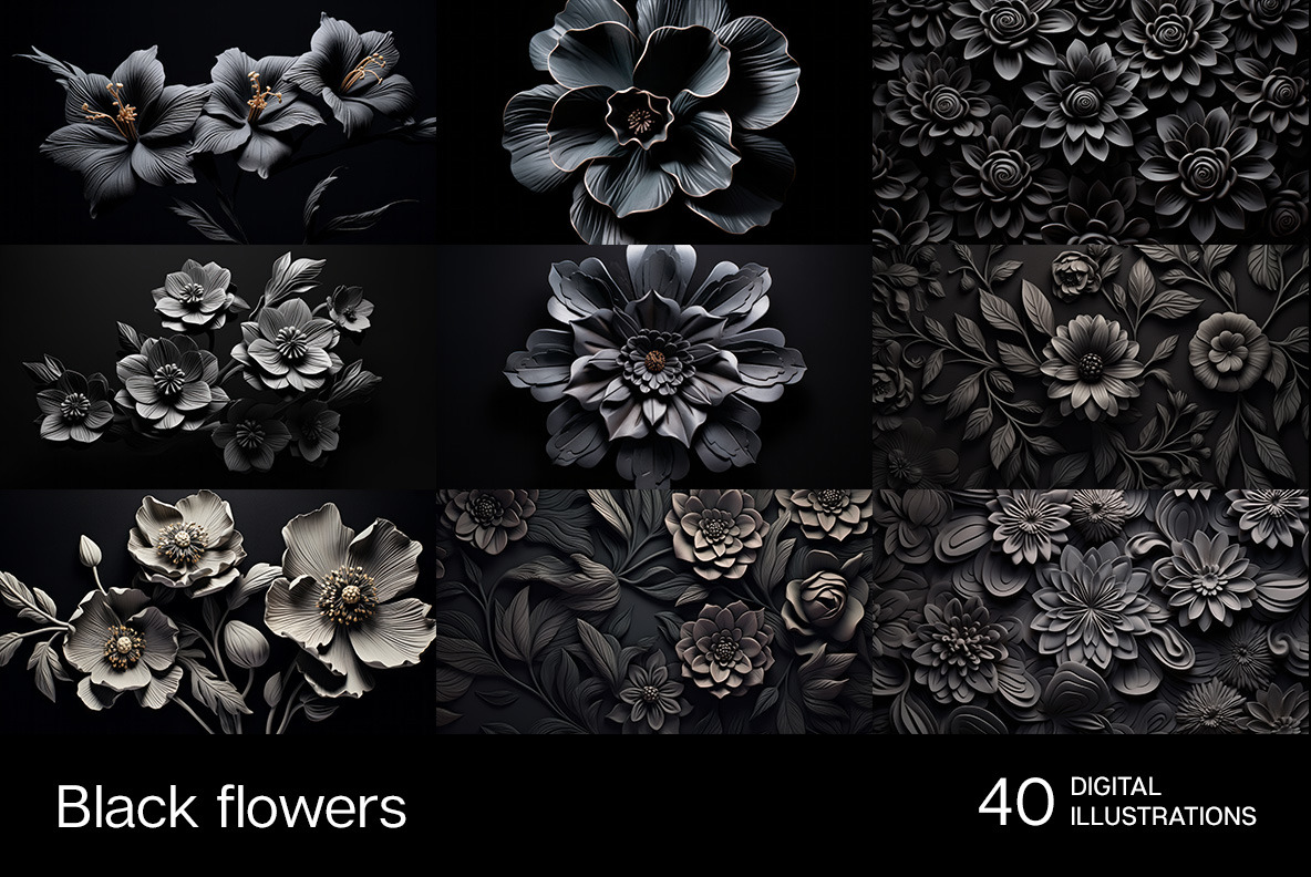 Black Flowers Black Flowers