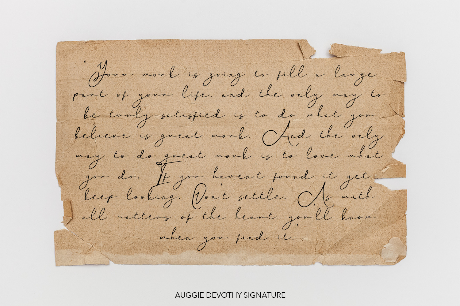 Auggie Devothy Signature Auggie Devothy Signature