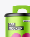 Metallic Jar Mockup