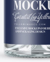 Clear Glass Gin Bottle Mockup