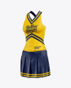 Cheerleader Costume Mockup - Half Side View