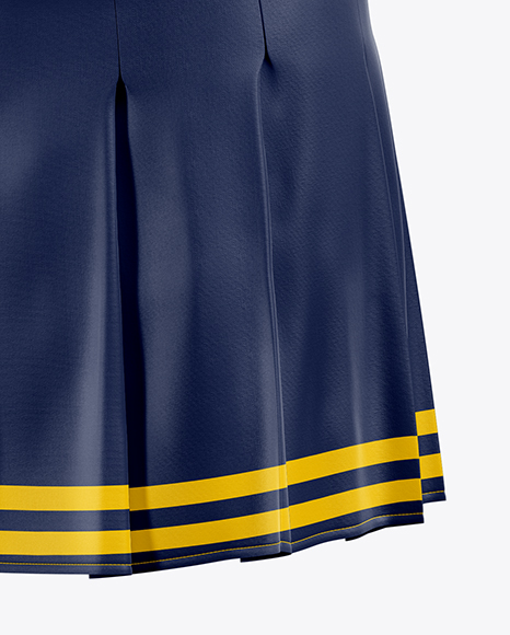 Cheerleader Costume Mockup - Half Side View