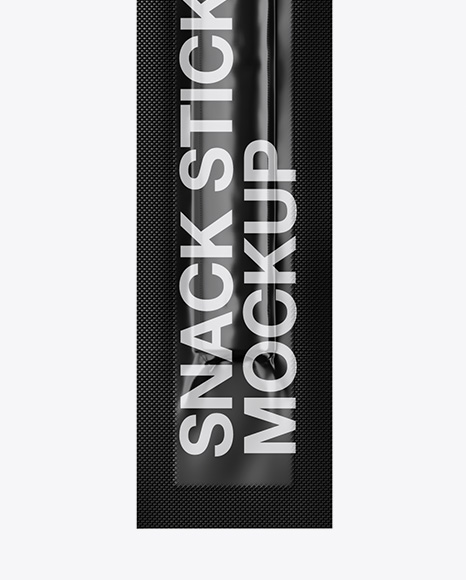 Snack Stick W/ Glossy Film Mockup Snack Stick W/ Glossy Film Mockup