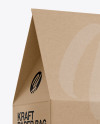 Kraft Paper Box Mockup - Half Side View