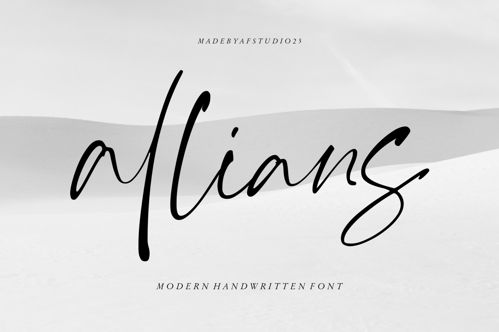 Allians - Modern Handwritten Font