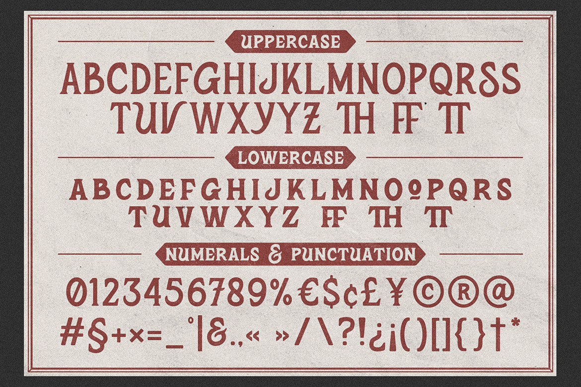 Kalcery Union - Vintage Display Font Kalcery Union - Vintage Display Font