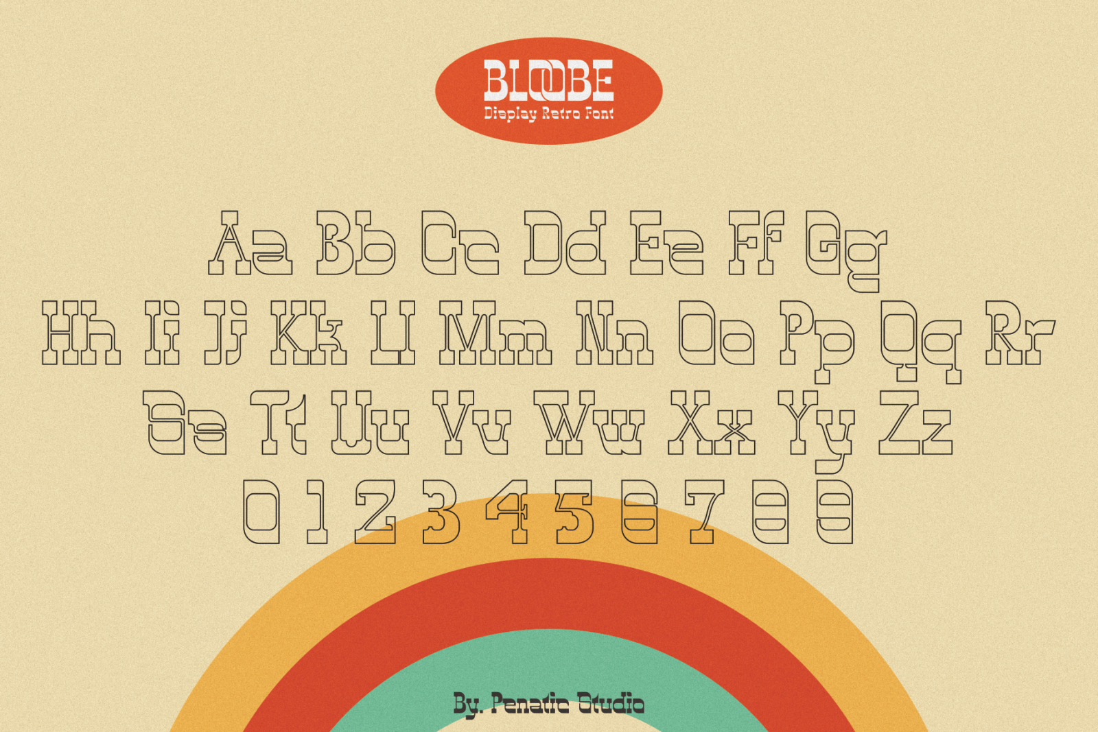 Bloobe - Display Retro Font