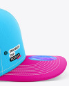 Snapback Cap Mockup - Side View