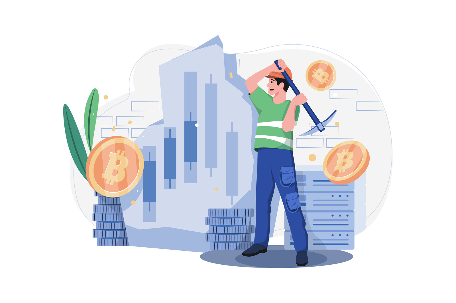 M523_Cryptocurrency Illustration Pack M523_Cryptocurrency Illustration Pack