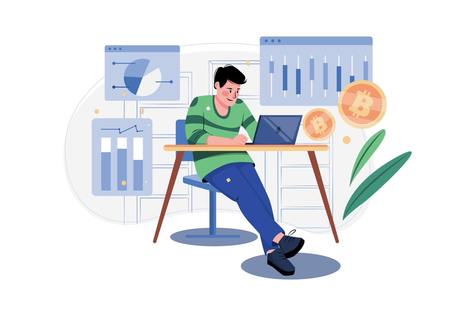 M523_Cryptocurrency Illustration Pack M523_Cryptocurrency Illustration Pack