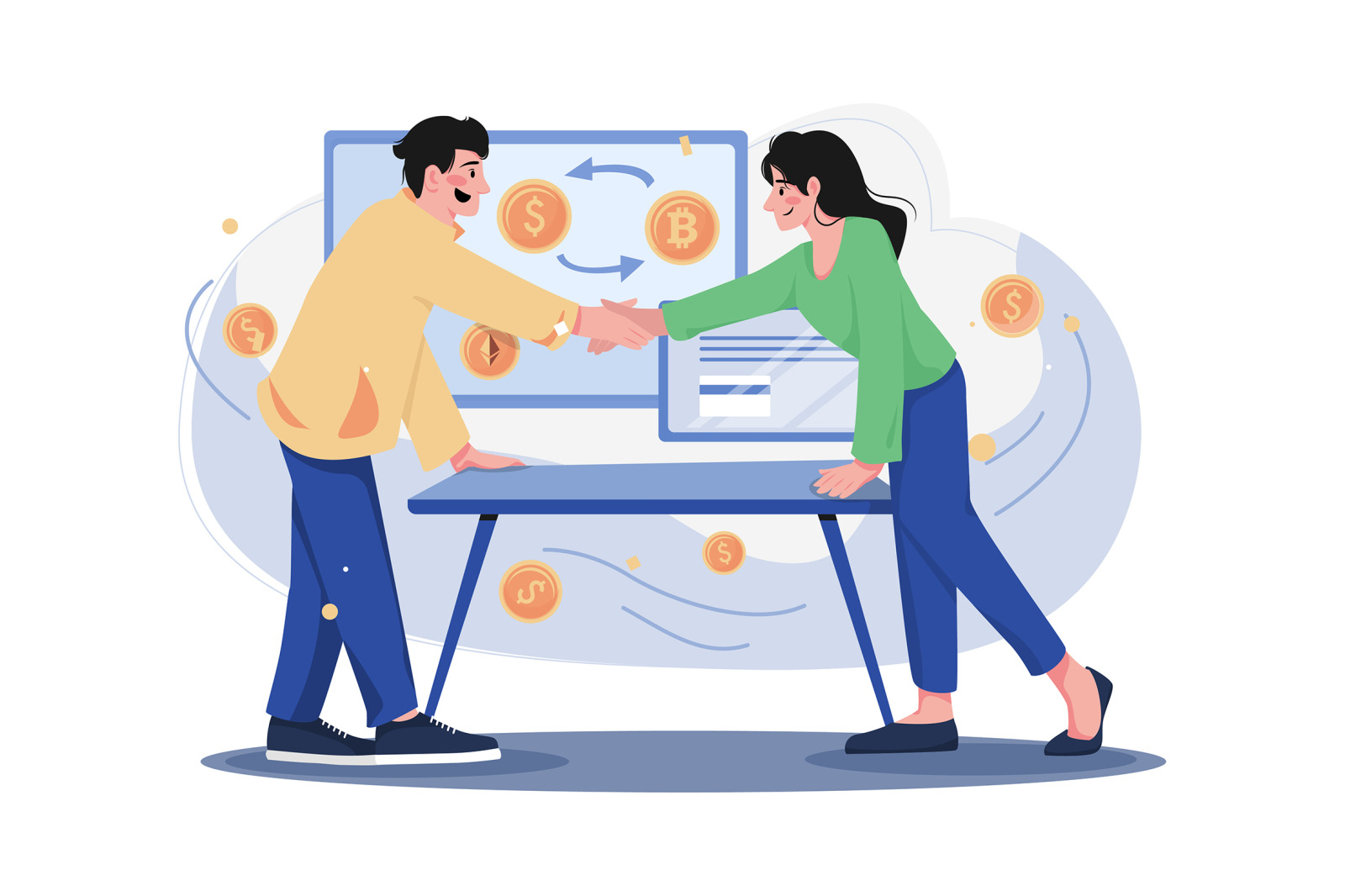 M523_Cryptocurrency Illustration Pack M523_Cryptocurrency Illustration Pack