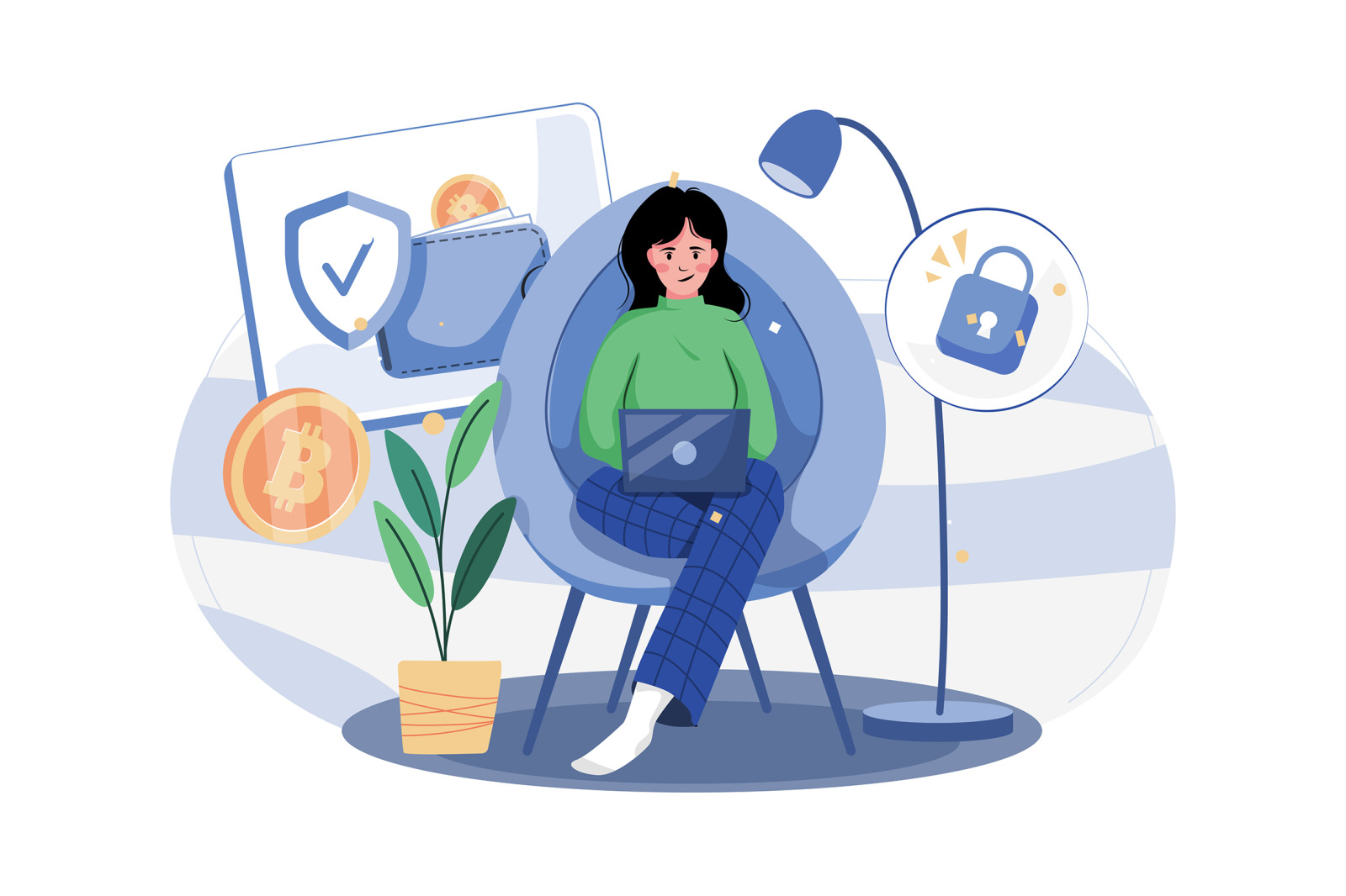 M523_Cryptocurrency Illustration Pack M523_Cryptocurrency Illustration Pack