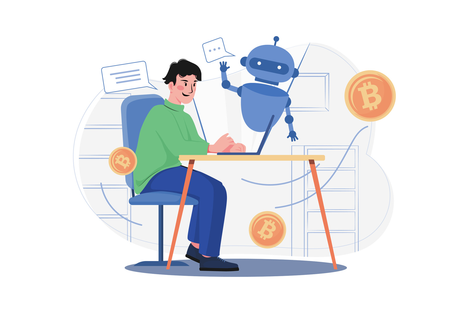 M523_Cryptocurrency Illustration Pack M523_Cryptocurrency Illustration Pack