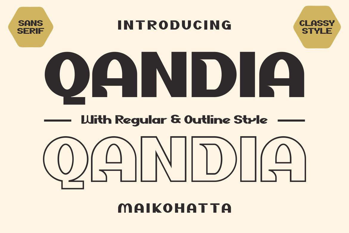 QANDIA Font QANDIA Font